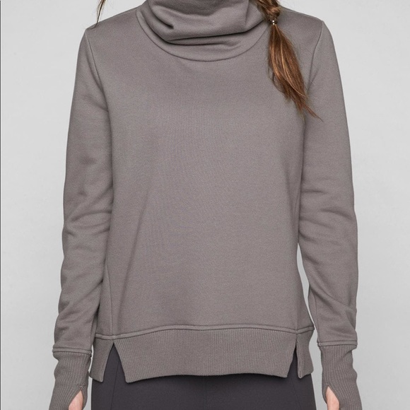 Athleta Tops - XS Athleta cowl neck gray sweatshirt